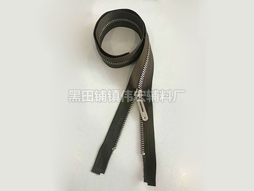铜白金拉链